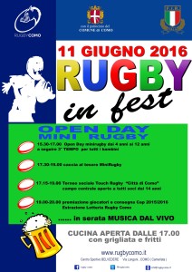 Rugby Fest - Open Day 11.06.2016